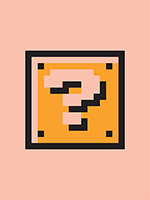 8-bit block card design